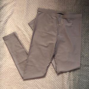 grey/silver leggings